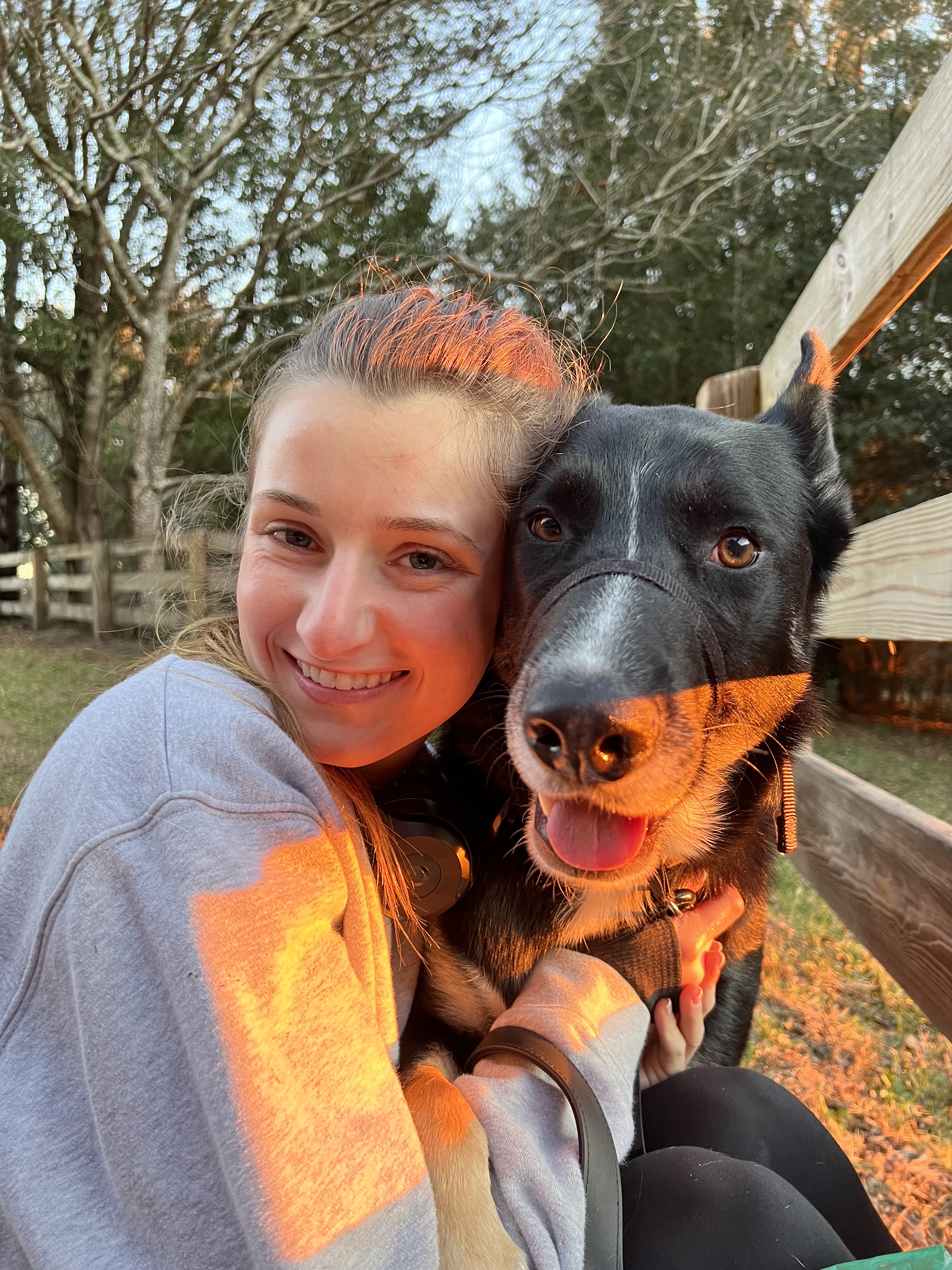 Image of Milo and I, a 3-year old German Shepherd/Husky Mix